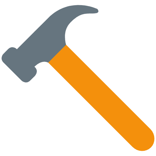 Hammer Emoji from Twemoji Emoji Set