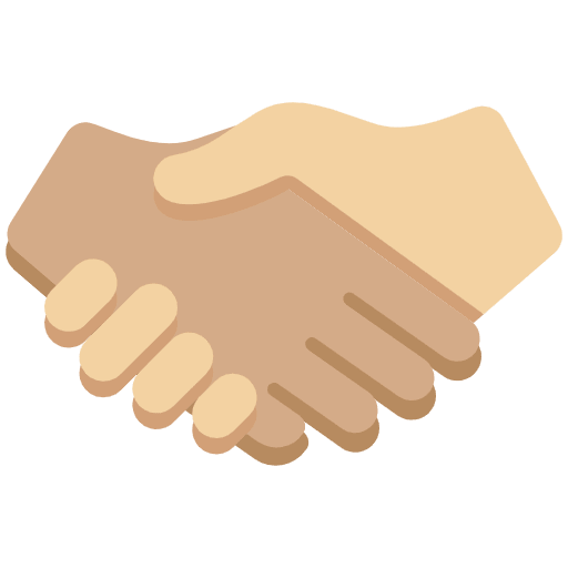 Handshake Medium Skin Tone Medium Light Skin Tone Emoji from Twemoji Set