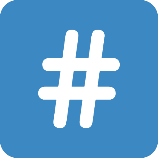 Hashtag Icon Emoji from Twemoji Set
