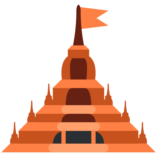 Hindu Temple Emoji from Twemoji Emoji Set