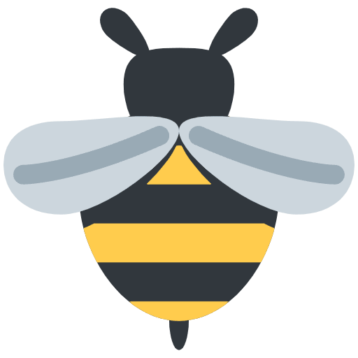 Honeybee Emoji from Twemoji Emoji Set