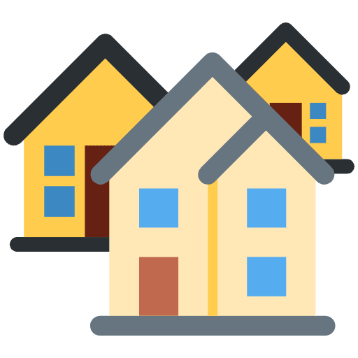 Houses Element from Twemoji Emoji Set
