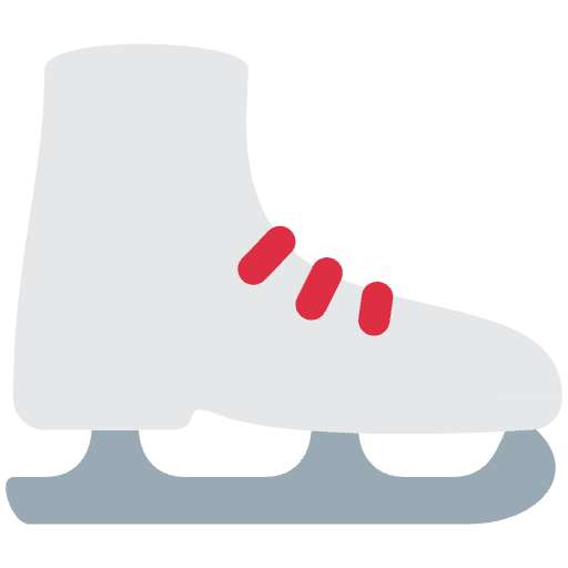 Ice Skate Emoji from Twemoji Emoji Set