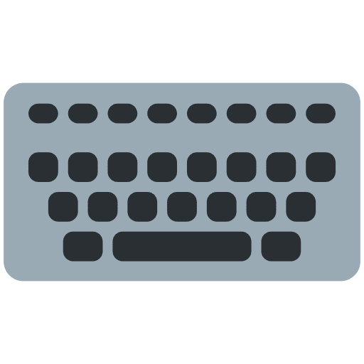Keyboard Emoji from Twemoji Set