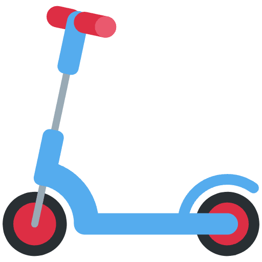 Kick Scooter Element from Twemoji Emoji Set