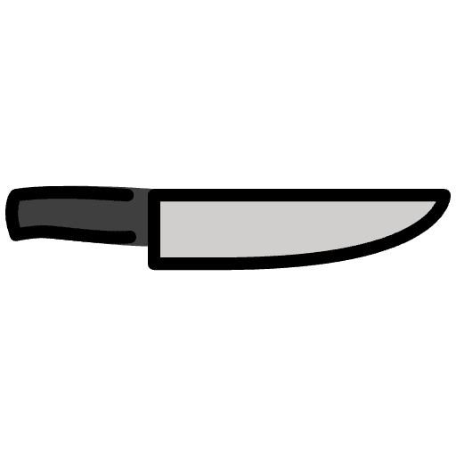 Kitchen Knife Emoji from OpenMoji Emoji Set