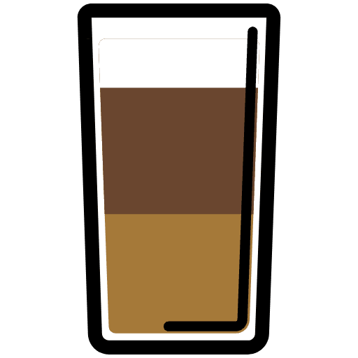 Latte Macchiato Emoji from OpenMoji Set