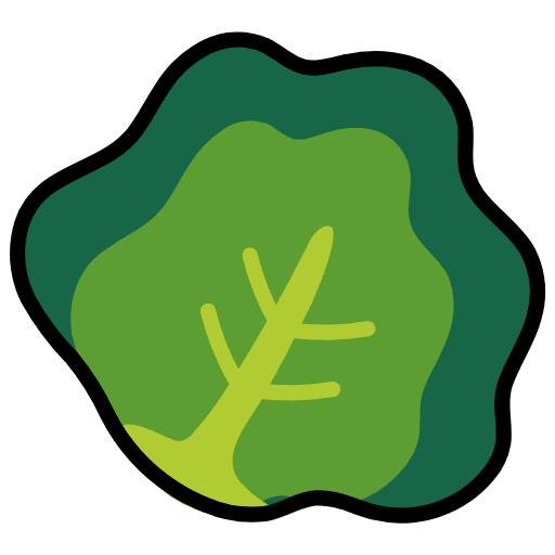 Leafy Green Emoji from OpenMoji Set
