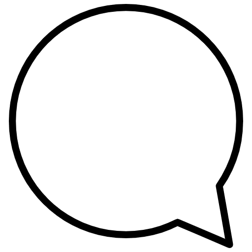 Left Speech Bubble Emoji from OpenMoji Emoji Set