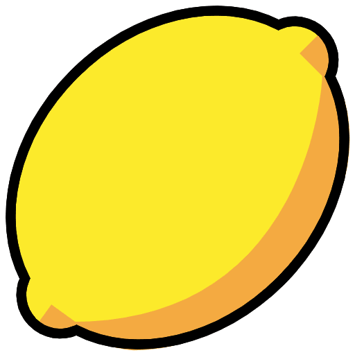 Lemon Element from OpenMoji Emoji Set