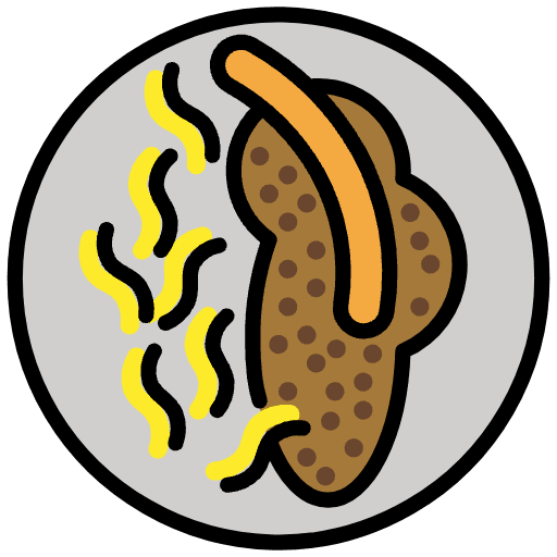 Lentils With Spaetzle Element from OpenMoji Emoji Set