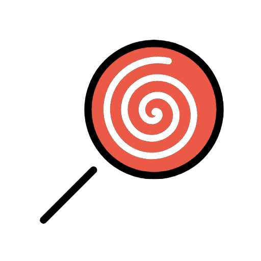 Lollipop Emoji from OpenMoji Set