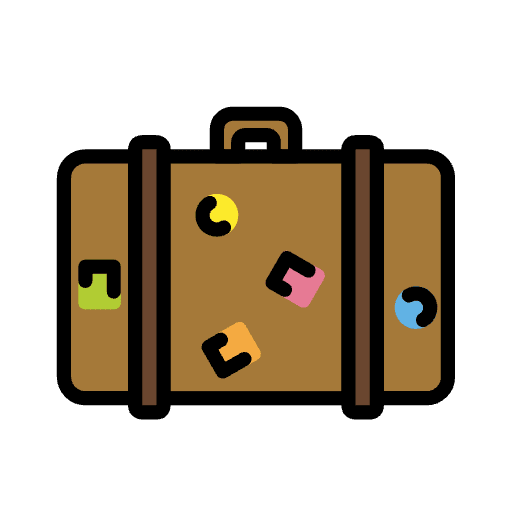 Luggage Element from OpenMoji Emoji Set