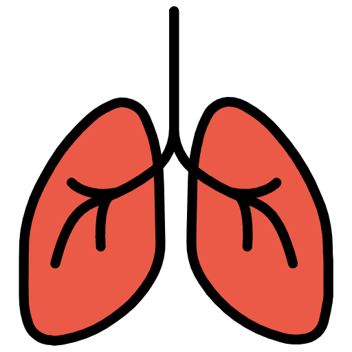 Lungs Element from OpenMoji Emoji Set