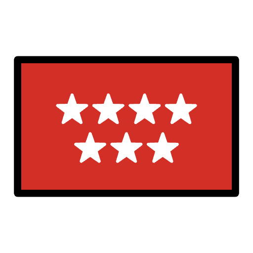 Madrid Autonomous Community Flag Emoji from OpenMoji Emoji Set