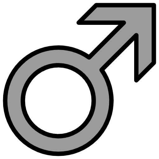 Male Sign Emoji from OpenMoji Emoji Set