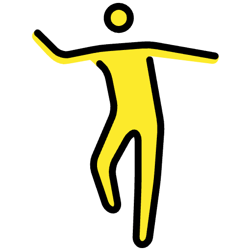 Man Dancing Emoji from OpenMoji Set