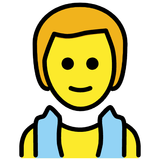 Man In Steamy Room Emoji from OpenMoji Set