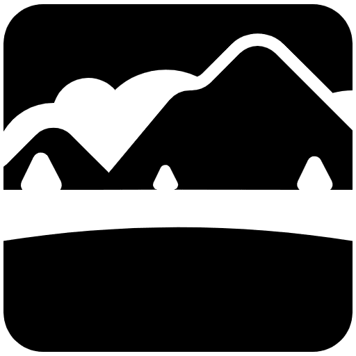 National Park High Contrast Emoji from Fluent Emoji High Contrast Set