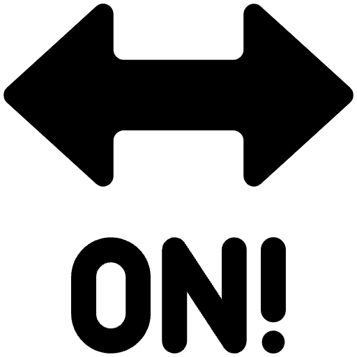 On! Arrow High Contrast Emoji from Fluent Emoji High Contrast Set