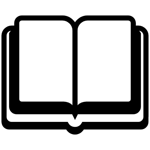 Open Book High Contrast Element from Fluent Emoji High Contrast Set