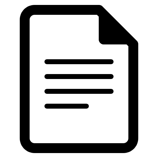Page Facing Up High Contrast Emoji from Fluent Emoji High Contrast Set