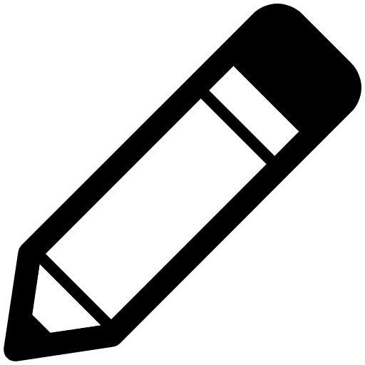 Pencil High Contrast Emoji from Fluent Emoji High Contrast Set