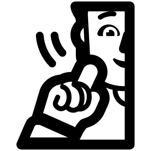 Person Deaf High Contrast Default Element from Fluent Emoji High Contrast Set