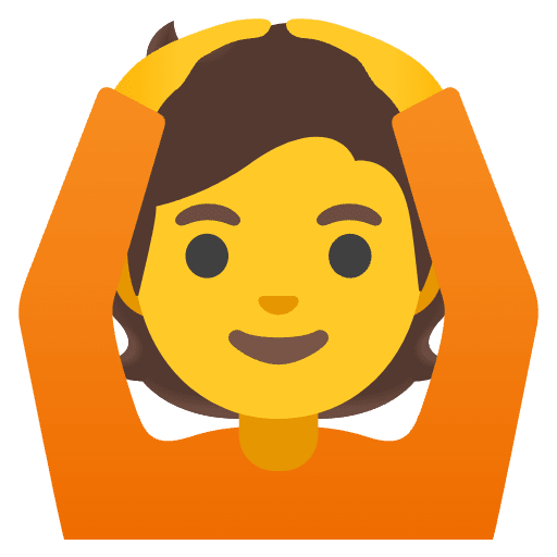 Person Gesturing Ok Element from Noto Emojis Set