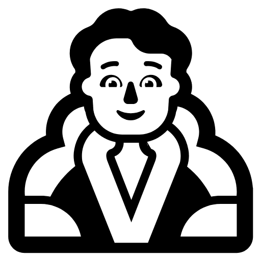 Person In Steamy Room High Contrast Default Element from Fluent Emoji High Contrast Set