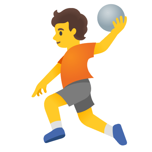 Person Playing Handball Emoji from Noto Emoji Set