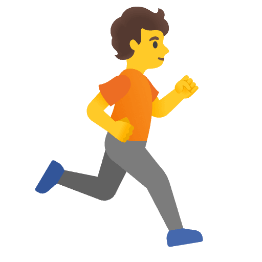 Person Running Facing Right Emoji from Noto Emoji Set