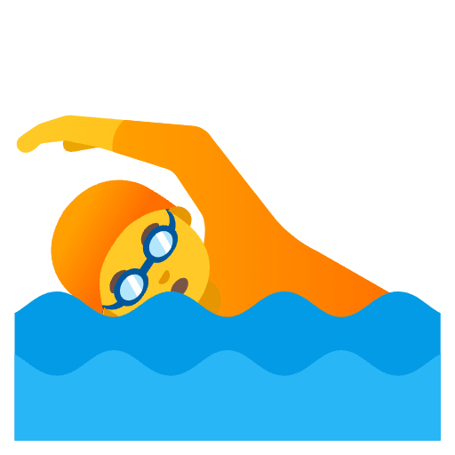 Person Swimming Emoji from Noto Emoji Set