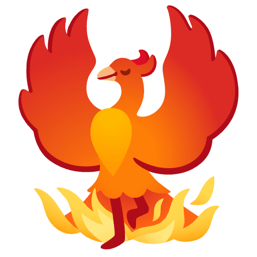 Phoenix Emoji from Noto Emoji Set