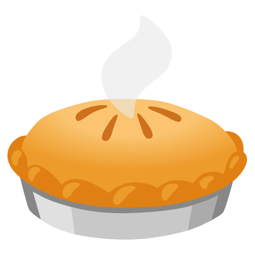 Pie Element from Noto Emojis Set