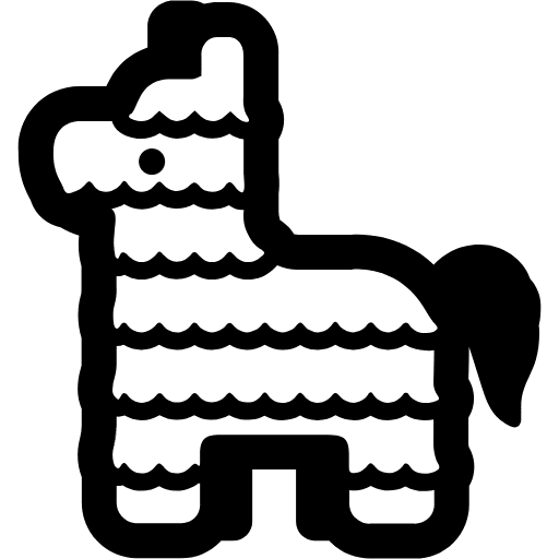 Piñata High Contrast Element from Fluent Emoji High Contrast Set