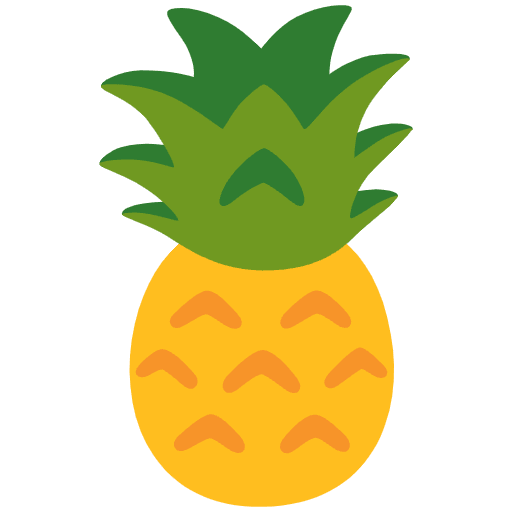 Pineapple Element from Noto Emojis Set