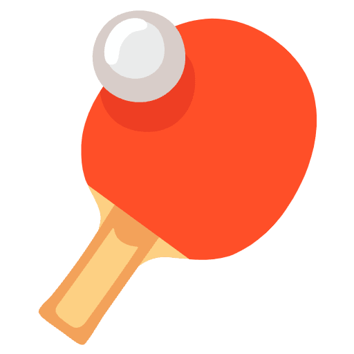 Ping Pong Emoji from Noto Emoji Set