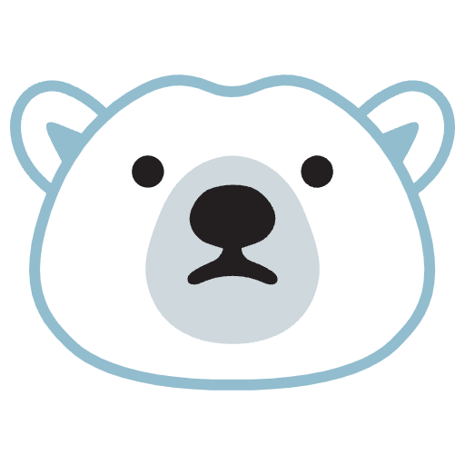 Polar Bear Element from Noto Emojis Set