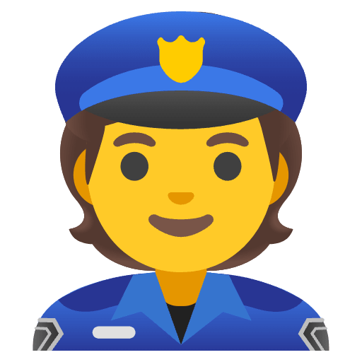 Police Officer Emoji from Noto Emoji Set