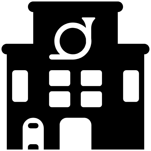 Post Office High Contrast Emoji from Fluent Emoji High Contrast Set