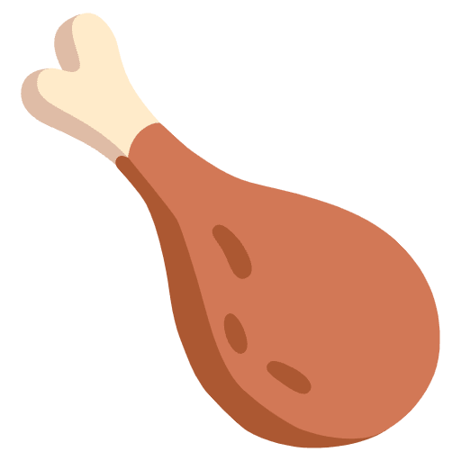 Poultry Leg Emoji from Noto Emojis Set