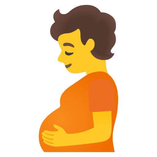 Pregnant Person Element from Noto Emojis Set