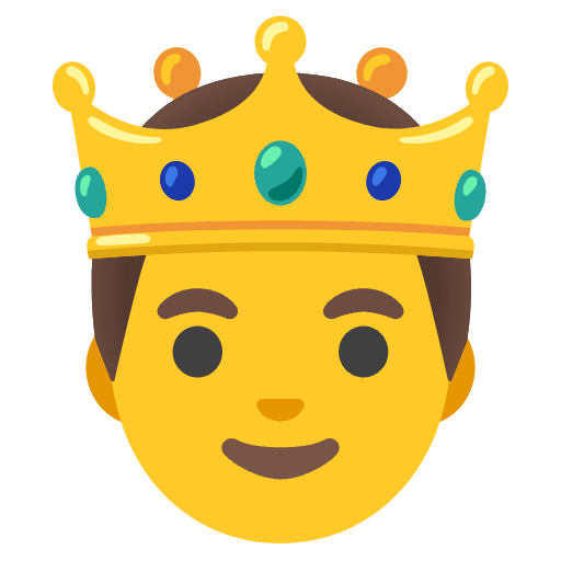 Prince Element from Noto Emojis Set