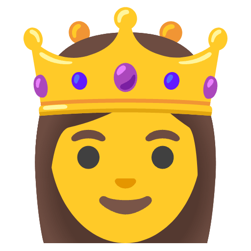 Princess Emoji from Noto Emojis Set