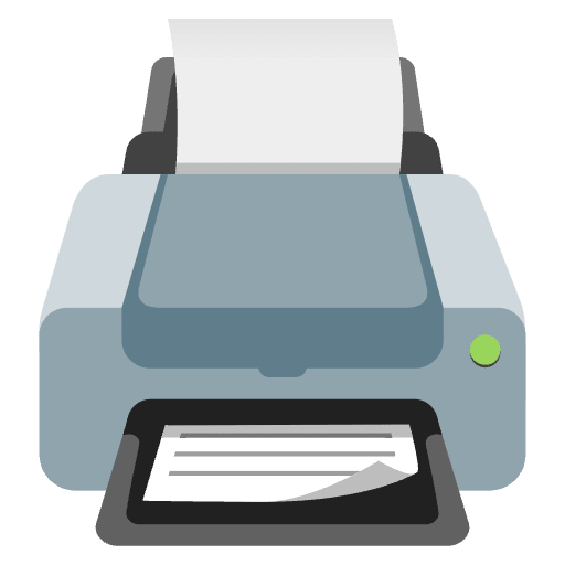 Printer Emoji from Noto Emojis Set