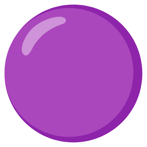 Purple Circle Emoji from Noto Emoji Set