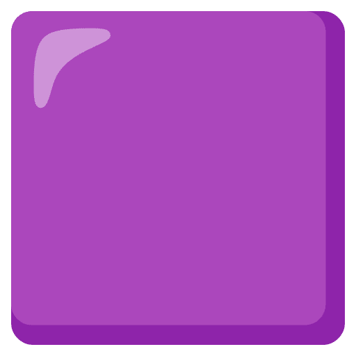 Purple Square Emoji from Noto Emojis Set
