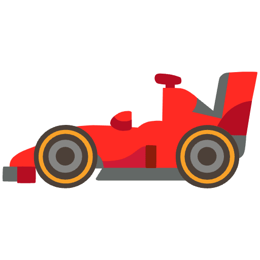 Racing Car Emoji from Noto Emoji Set