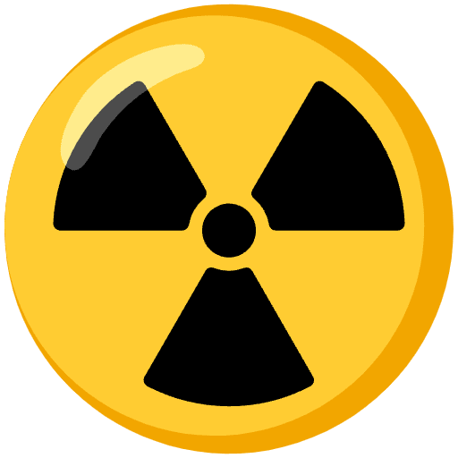 Radioactive Emoji from Noto Emoji Set